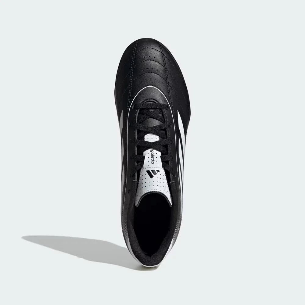 Adidas Goletto IX Turf IH0083 Unisex M11/W12 Black/White Football Boots ZOGG3616